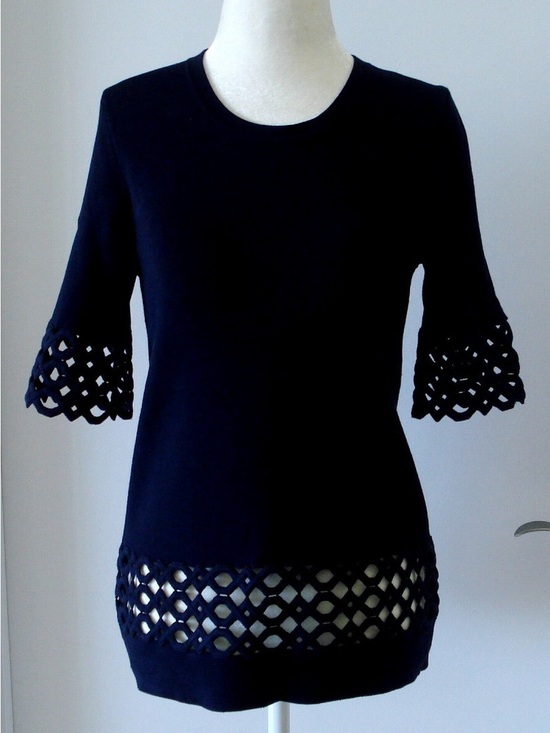 Ann Taylor Tops - ANN TAYLOR LASER CUT knit TOP